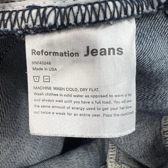Reformation Sz 29 Jeans High & Skinny In Neris Denim Women’s Stretch Classic - Picture 9 of 16